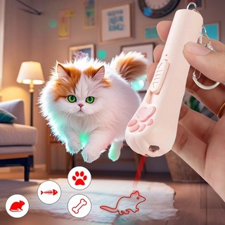 윈티크 고양이 Led 도형 놀이 장난감, 1개, 핑크