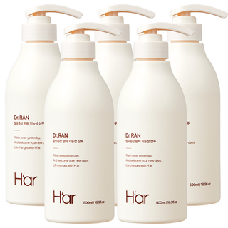 하아르 닥터란 탈모증상완화도움 계란샴푸, 5개, 500ml