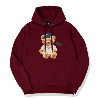 JYFASHIOIN CAP BEAR 후드티 곰돌이 빅사이즈 커플 후드 티셔츠