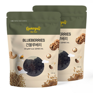 허니어스 건블루베리, 2개, 250g