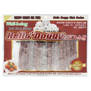 펫더맨 헬로도기 애견간식 오리라이스져키