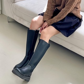 MS어패럴 첼시 워커 통굽 롱부츠 하비부츠