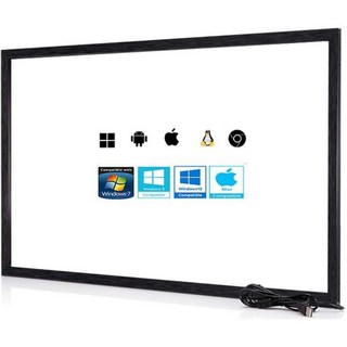 82인치 멀티터치 10포인트 적외선 프레임 - IR 패널 터치 오버레이 USB 인터페이스 HID 호환, 82 inch