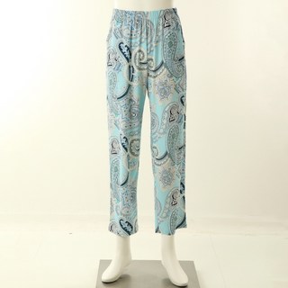 비너스 실크촉감 빅페이즐리 남성 홈웨어 이지웨어 바지 VEP3926M