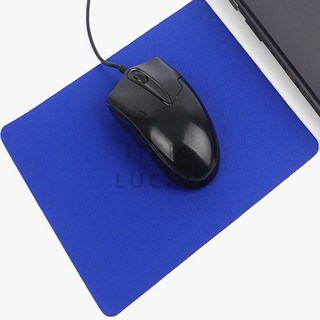 ITEM LUCKY 마우스패드 사각마우스패드 심플마우스패드, 블루