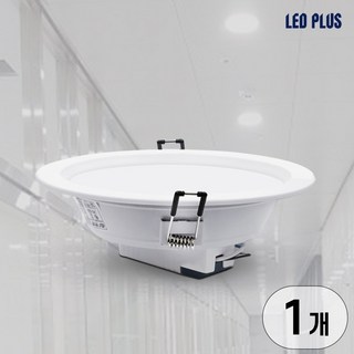 엘이디플러스 매입 매립등 LED 고효율 다운라이트 6인치 10W, 1개, 5700K
