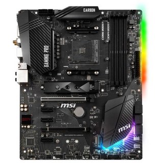 중고 MSI PERFORMANCE GAMING B450 GAMING PRO 카본 AC AM4 AMD B450 SATA 6 Gb/s ATX AMD 마더보드, 한개옵션0, 1개