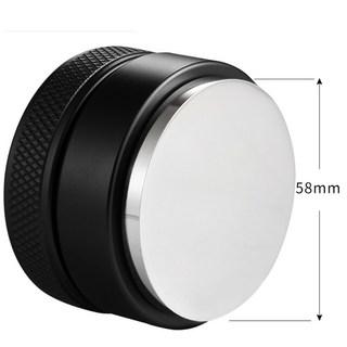 JINGHENG 스테인레스 탬퍼 탬핑 레벨링 디스트리뷰터 49 51 53 54 58mm, 58mm플랫블랙, 1개