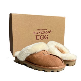 캉루어그 정품KANGROO UGG 여성털슬리퍼(KANGROOUGG), 36(230mm), 0318-5125그레이