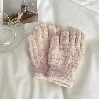 남녀공용 극세사 장갑 벨벳 수면 장갑 남자장갑 여성장갑 겨울 부드러운 여자 손가락 장갑