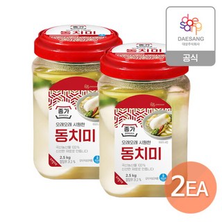 [종가] (기획)동치미 2.5kg X 2개 (PET)