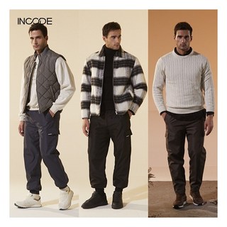 [인코드] 24FW 남성 퍼기모 패딩팬츠 3종