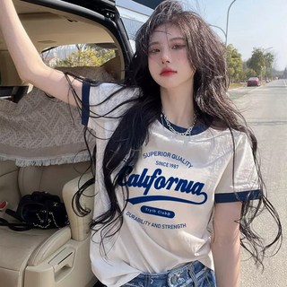 TOPMOX 여자 반팔티 여름 루즈핏 데일리 캐주얼 티셔츠