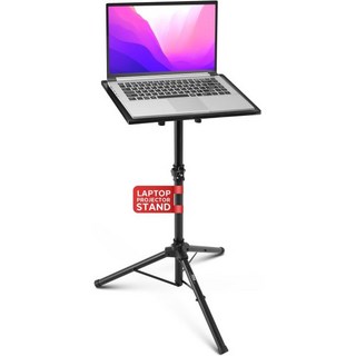 PYLEPRO Pro DJ 노트북 프로젝터 스탠드 컴퓨터 장비 스튜디오 거치대 높이 조절 가능 28 ~ 50무대 또는 스튜디오에 적합 PLPTS3
