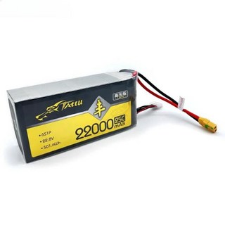 22000mAh 6S 22.8V 25C XT90S 플러그, 1개