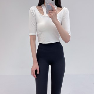 로라벨 펄스 올인원 필라테스복 여성 요가복 운동복 상의 국내자체생산