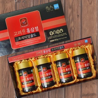 고려 6년근 홍삼정 프리미엄 골드 진한 농축액 홍삼 진액 선물세트, 8개, 240g