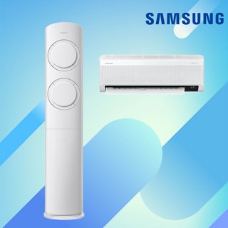 *삼성 벽걸이에어컨 스탠드에어컨 투인원에어컨 유풍에어컨 무풍에어컨 인버터 가정용 수도권설치 빠른설치, 일반배관형, 투인원 에어컨 썸네일