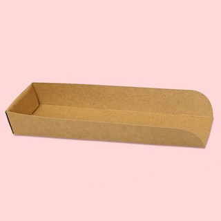 소떡소떡 종이 받침 20cm 접이식 닭꼬지트레이 JP-110 크라프트 소, 400개, 1세트