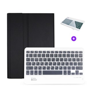 아이패드 에어 6세대 11인치 콤비 블루투스 키보드 케이스, 블랙, 1개