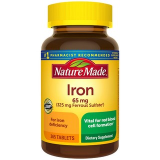 Nature Made Iron 65mg 철분 365정 해외, 기본, 1개