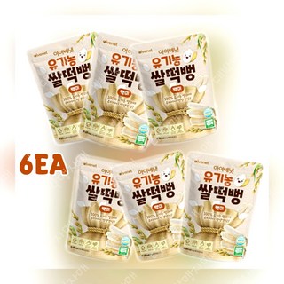 아이배냇 유기농 쌀떡뻥 30g, 6개, 백미