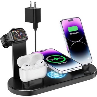 iPhone용 4 in 1 무선 충전기