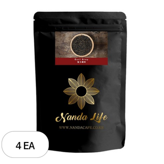 난다라이프 얼그레이티 티백, 100g, 100개입, 4개, 1g