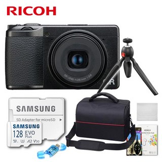 리코 정품 RICOH GR IIIx HDF / GR3X HDF / 프리미엄 7종세트 / 128G+전용가방+맨프로토 픽시미니삼각대+카드리더기+청소도구+극세사융+액정보호필름 / TJ