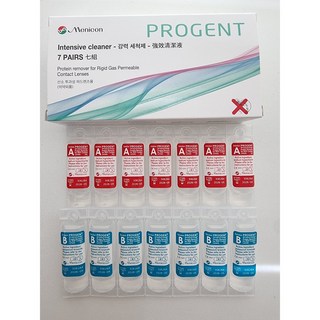 메니콘 프로젠트 하드렌즈 드림렌즈 단백질 제거제 세트