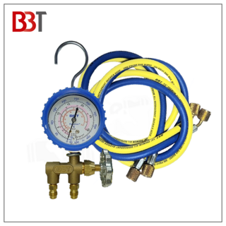 BBT 싱글 매니폴드게이지 / R-22 /R-410, R-22용(일반 호스), 1세트