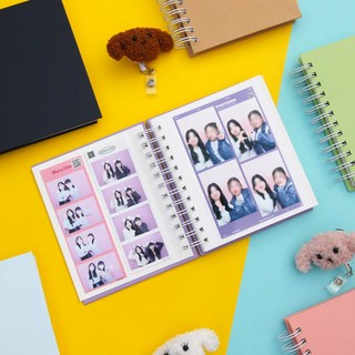 쏙쏙마켓 포토인생 네컷앨범 접착식 포토북 초음파 앨범 포카 스티커사진 보관 미드나잇블루 상품 이미지