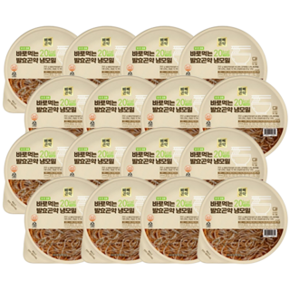 빼빼곤약 바로먹는 발효곤약 냉모밀 메밀소바 350g 16개