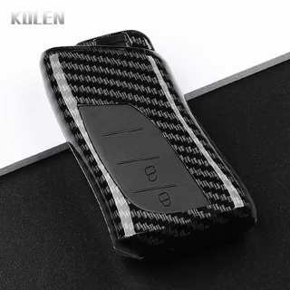 쿠쿠스토어 ABS 탄소 섬유 스타일 자동차 키 케이스 커버 Lex NX ES 미국 RC 200, 07 2 Btn Carbon