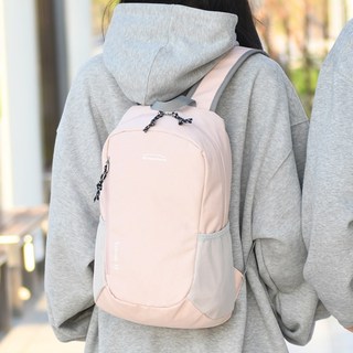 담앤드솜 담산 배낭 15L 남녀공용 백팩, 우유핑크