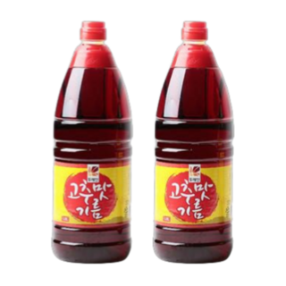 뚜레반 고추맛기름 고추씨기름 고추기름 향미유, 2개, 1.8L