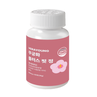 베라영 식약청 인증 무궁화 플러스 핏 정, 1개, 60정