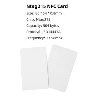 200 장 NFC 카드 504 바이트