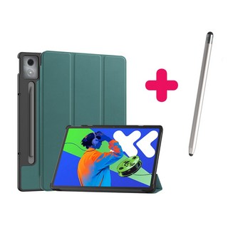 Youchen 레노버 샤오신 패드 프로 12.7 2세대 케이스 pad pro 12.7 2025 호환용 보호케이스, 다크 그린+터치펜증정, 1개