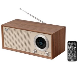 브리츠 16W 고출력 고감도 라디오 블루투스 스피커 BA-HMK31 Plus, 5.3V 블루투스 스피커 (BA-HMK31 Plus), Oak Wood