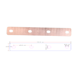 94-4P 0.5T 20x155삼성각셀 배터리전용 동부스바(94A), 기본, 1개
