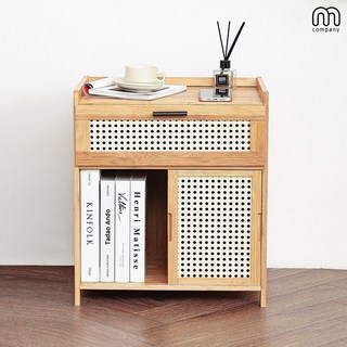 Mcompany 머리맡 침대 옆 협탁 심플 미니 2단 우드 선반 수납장 거실 좁은 틈새 슬림 모던 원목 사이드테이블 다용도 보조 간이 쇼파 침실 베드 서랍장 [zofl-56823], 1개