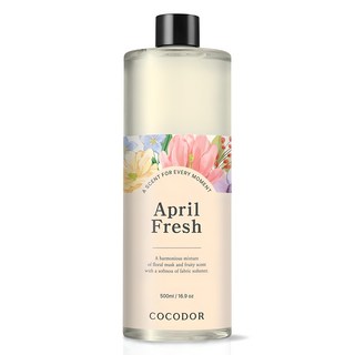 코코도르 대용량 디퓨저 리필, 에이프릴프레쉬, 500ml, 1개