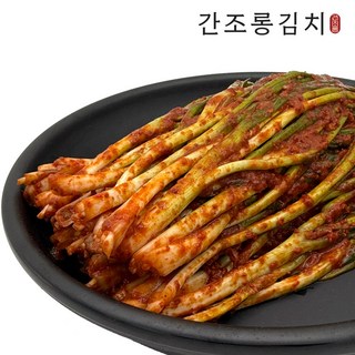 간조롱김치 전라도 매운 파김치, 3kg, 1개