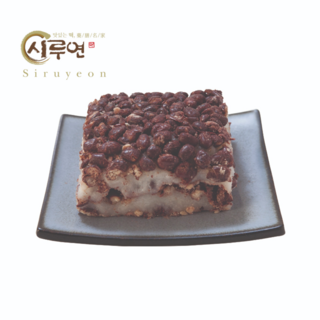 [천유작] 개별포장 시루연 통팥찰시루떡, 1개, 1kg