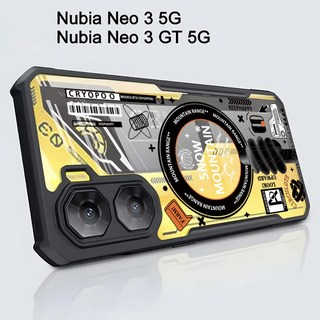ZTE 누비아 네오 3 GT 케이스를 위한 고급스러운 전화 케이싱 네오 2 네오 3 5G NO.6를 위한 명확한 아크릴 떨어짐 예방 매우 네네네네오 3 5G NO.6
