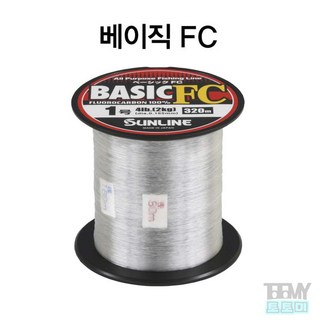 선라인 베이직에프씨 FC 320M 배스라인 카본 원줄