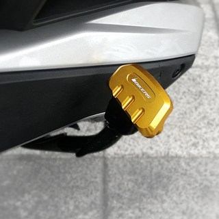 혼다 포르자350 바이커스 튜닝 메인 스탠드 클릭 주정차 확장패드, 블랙, 1개