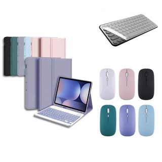 갤럭시탭S10 울트라 블루투스 무선 키보드 케이스 커버 마우스 세트 SM-X920 SM-X920N SM-X926 SM-X926N Ultra 삼성 갤탭 아이친구, 핑크, 1개