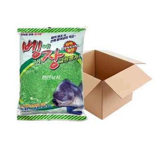 낚시여행 벵장 1박스 12개입 벵에돔 빵가루 녹색 집어제 바다낚시, 700g, 12개